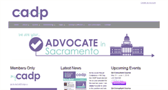 Desktop Screenshot of cadp.org