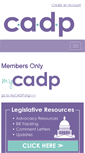 Mobile Screenshot of cadp.org